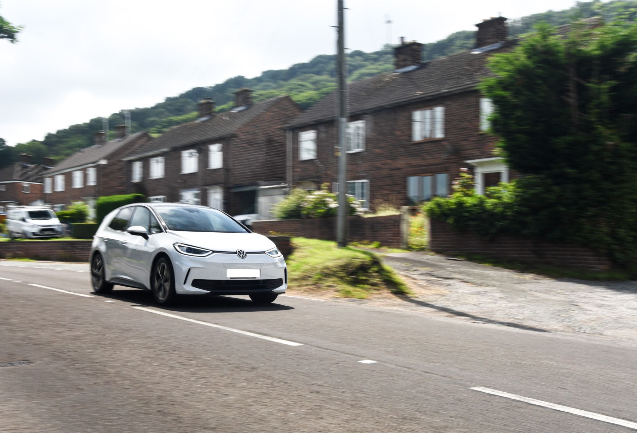 White Volkswagen ID.3 Test Drive