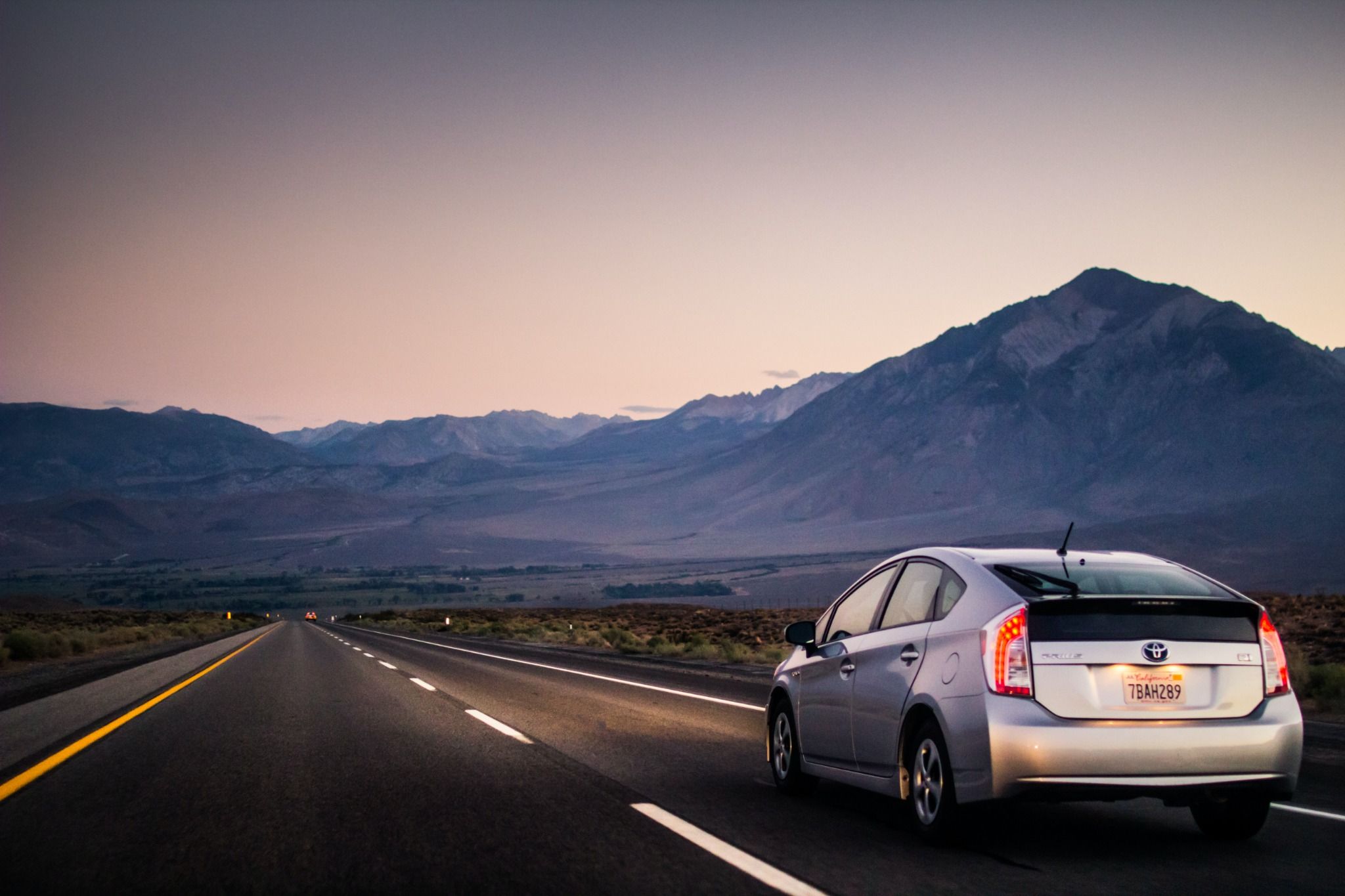 Toyota on the road